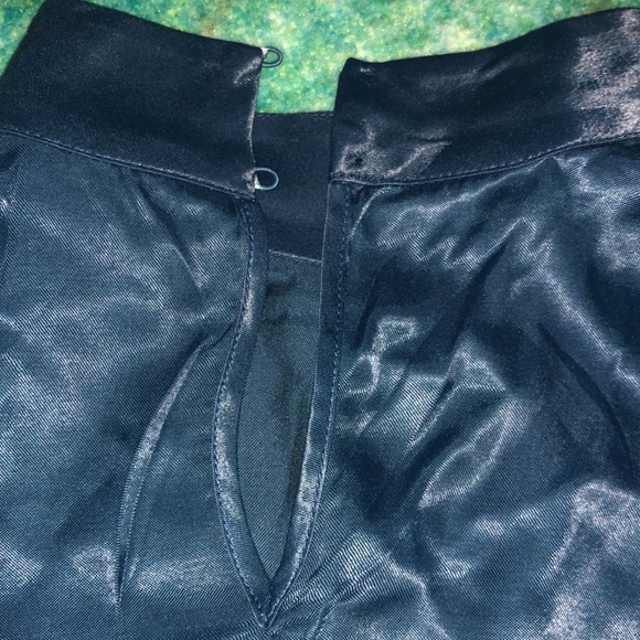 NWT Zara long sleeve silk crop top sapphire/royal - Picture 6 of 7